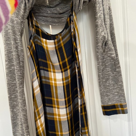 Design lab lord and taylor plaid dress two pieces - Picture 3 of 4